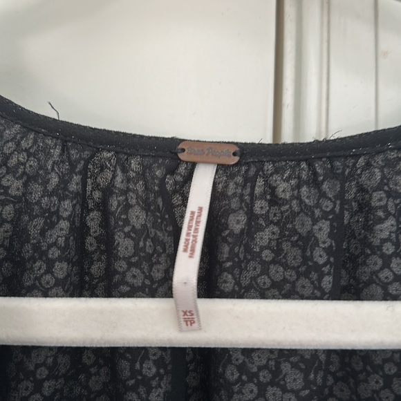 Free People Metallic Blouse - Picture 2 of 8